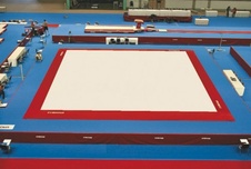 Gymnastický koberec - 13,15 x 13,15 m