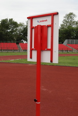 Informační tabule polohy stojanu pro skok o tyči – PJ T2-S410-PL_obr3