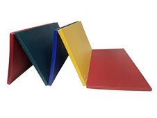Skládací žíněnka červená–zelená–modrá–žlutá–červená 300x120x3cm 5-dílná_obr3