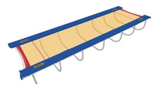 Trampolínová dráha EUROTRAMP - pevná (4 x 2 m, 120 kg)_obr3