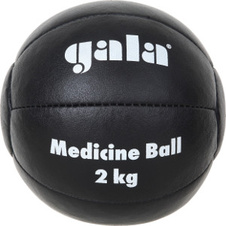 Medicinální míč koženy 2,0kg (černý)_obr2