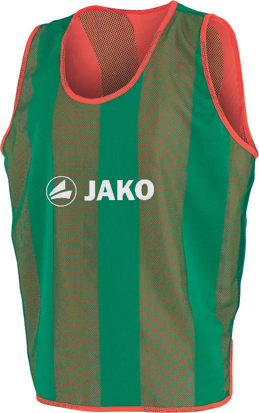 Rozlišovací dres oboustranný junior -barva oranžová/zelená_obr2