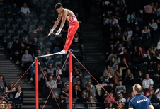 Soutěžní hrazda Gymnova MONTREAL - schválená FIG, standardní délka kotvících lan_obr10