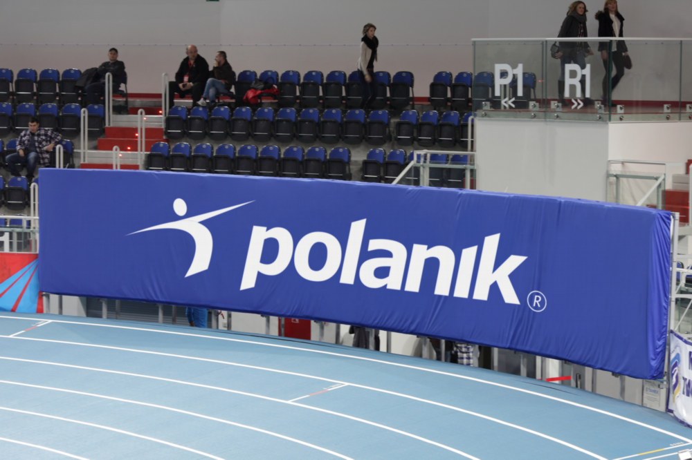 Zastavovací rohož pro běžeckou dráhu - rozměry 6 x 2 x 0,3 m SM-6x2