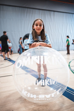 Míč Kin-ball Street pro venkovní hru průhledný - průměr 0,84cm_obr4