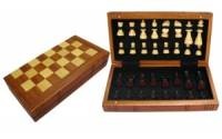 Šachové figurky se šachovnicí - rozměr 27,5 x 14cm