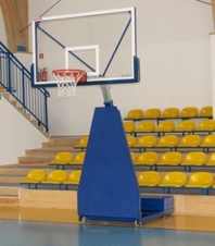 Basketbalová konstrukce posuvná nájezdová MINI