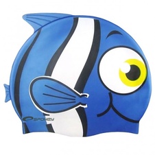 Plavecká čepice dětská RYBKA - barva modrá
