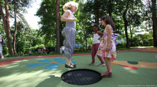 Trampolína EUROTRAMP Kids Tramp &quot;Playground Loop&quot; - průměr 98 cm
