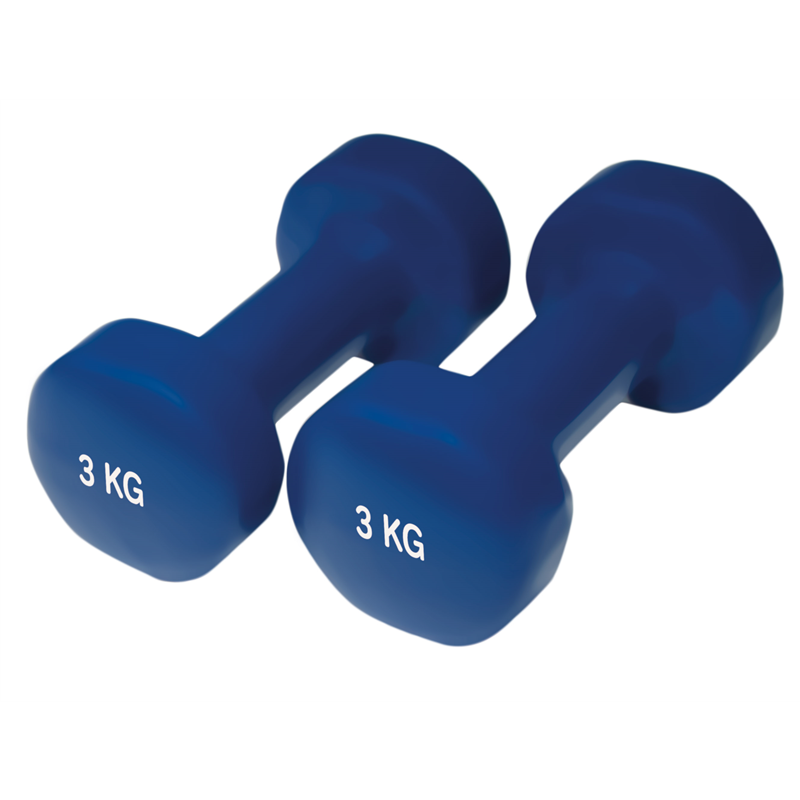 Činky neopren - hmotnost 3kg