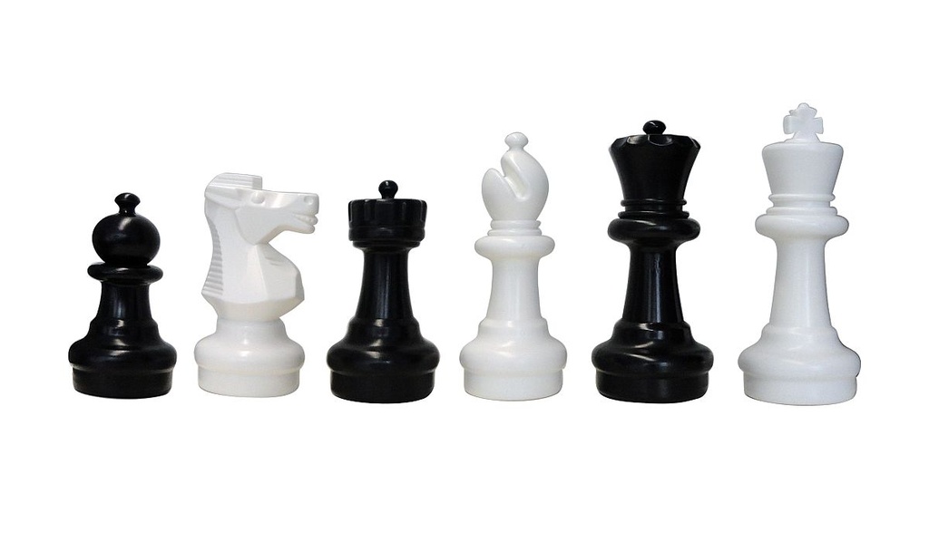 Šachové figurky zahradní 63cm - deLuxe