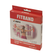 Posilovací pásTherapy FIT Band  - délka 1,2m, středně tuhý - červe_obr2