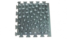 Oblázkové podložky puzzle - černé (určené pro fitness a terapii v profesionálním použití)