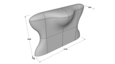 Dětské hřiště Wall  2D+40  pro štěrkovou bezpečnostní zónu_obr2