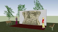 Dětské hřiště Wall  2D+40  pro štěrkovou bezpečnostní zónu_obr4