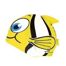 Plavecká čepice dětská RYBKA - barva žlutá