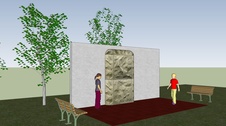 Dětské hřiště Wall 1A+40 pro štěrkovou bezpečnostní zónu_obr3