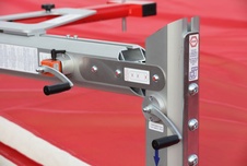 Stojany pro skok o tyči soutěžní skládací - elektronický odečet, Certifikace WA E-15-0843 STT15-65F_obr3