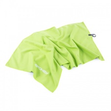 Rychleschnoucí ručník SIROCCO M - rozměry 40 x 80 cm, zelený s odnímatelnou sponou