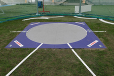 Přenosný kruh pro hod diskem - průměr 2,5 m, Certifikace WA E-14-0806  DC14-S0320_obr5
