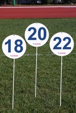 Sada 7 značek od 10 do 22 metrů po 2 metrechDM70/7-S0321_obr2