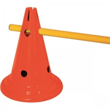 Vymezovací kužel pevný  s otvory - výška 30 cm_obr2